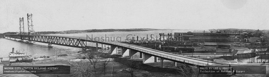 Postcard: Carlton Bridge, Bath, Maine